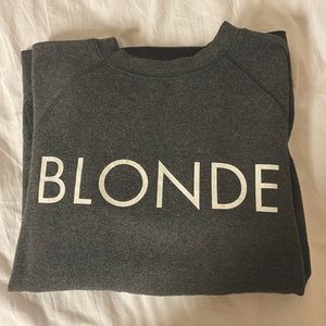 Blonde Sweatshirt Size Small